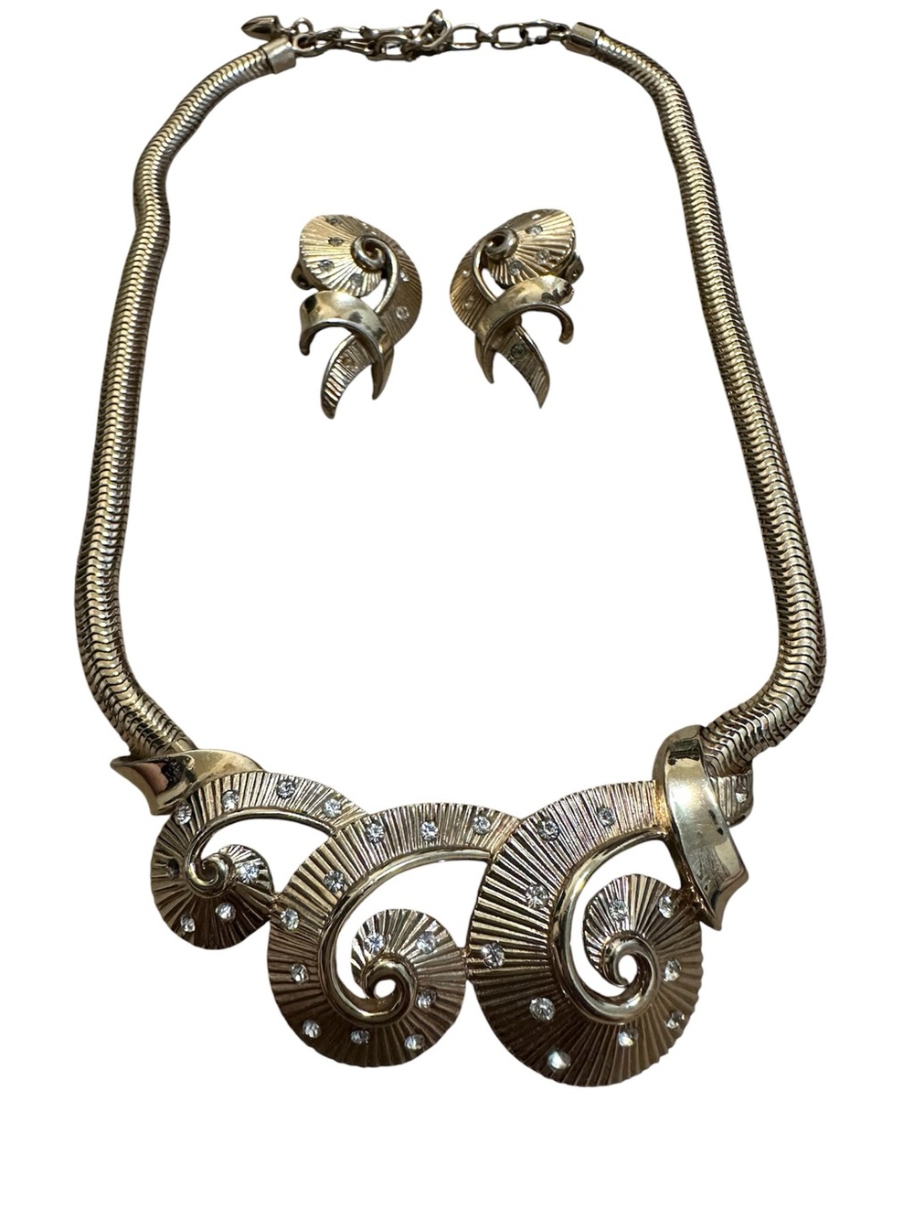 Rare Marcel Boucher jewelry set design from the 1950s